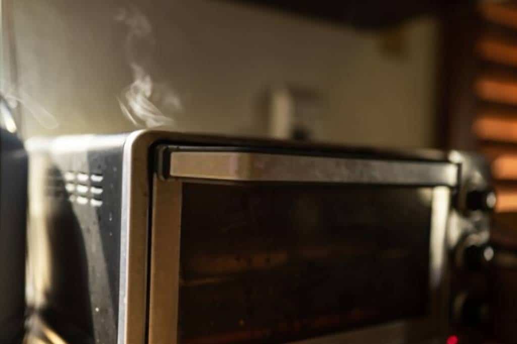 Smoking Toaster Oven