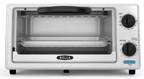 Bella 4-Slice Stainless Steel Toaster Oven
