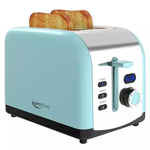 Keenstone Retro 2 Slice Toaster
