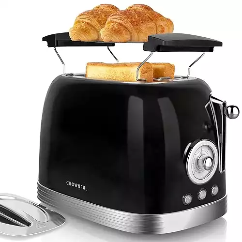 CROWNFUL WT-330D Wide Slot Toaster